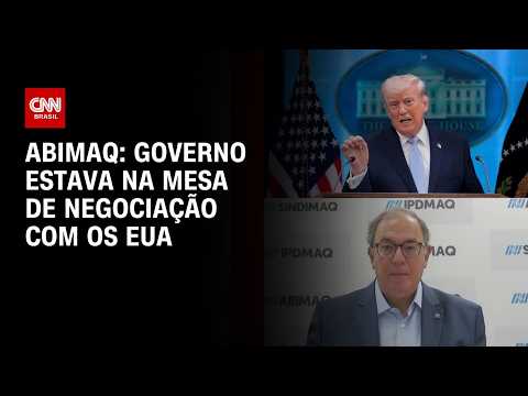 “Empresariado americano é contra o tarifaço”, diz presidente da ABIMAQ | LIVE CNN