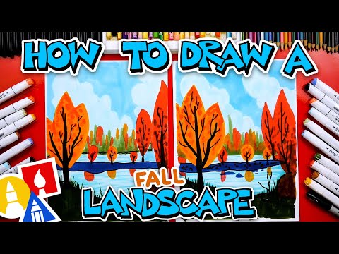 How To Draw A Fall/Autumn Landscape