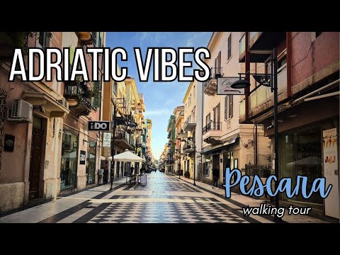 PESCARA, ITALY Walking Tour 2026 🇮🇹 | 4K City Walk