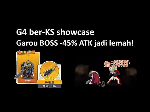 G4 KS Showcase vs Garou BOSS | Genus ga perlu Heal lg
