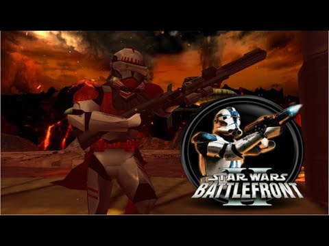 Star Wars Battlefront II Mod - Battlefront Zero - Mustafar: Commander Thire Gameplay - Clone Wars