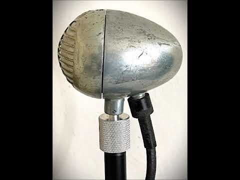 Vintage 1939 RCA MI-6226L Dynamic Microphone, orig working element w/stand (a) image 11