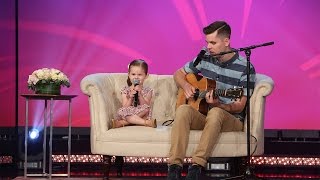 4-Year-old Claire and Her Dad Perform 'You'll Be in My Heart'