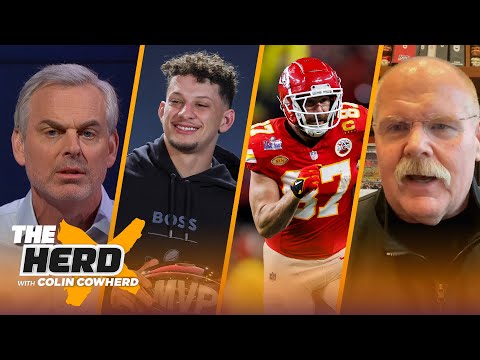 Andy Reid on winning 3rd Super Bowl, Chiefs' dynasty & Kelce sideline incident | NFL | THE HERD