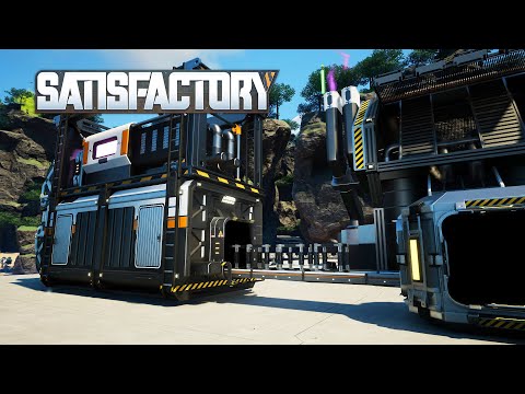 Satisfactory 1.0 - How To Make A Simplified Heavy Modular Frame Factory [E13]