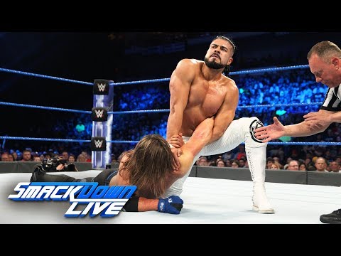 AJ Styles Squares Off With Andrade “Cien” Almas On SmackDown