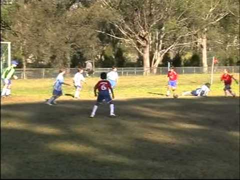 Season 2011-U9-Bonnyrigg White-Marcus Kodzopeljic scores  against Austral2