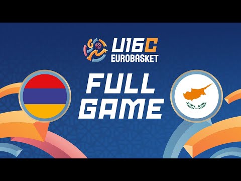 Group Phase | Armenia v Gibraltar | Full Basketball Game | FIBA U16 Women's EuroBasket 2025 Div. C