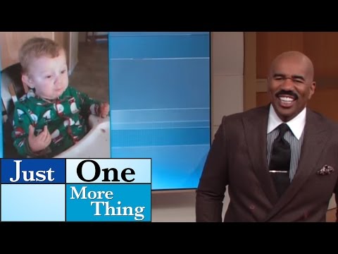 Baby's First Bite of Bacon! || STEVE HARVEY