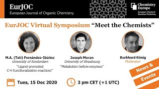 EurJOC Virtual Symposium &quot;Meet the Chemists&quot;