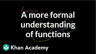 A more formal understanding of functions