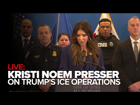 LIVE: Kristi Noem holds press conference on ICE operations after agent shoots woman in Minneapolis