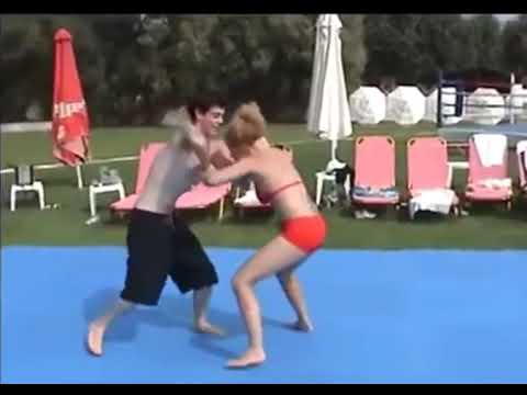 Women wrestling Really Great and Beautiful Wrestling Women Vs Men 1