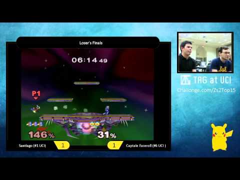 ZS2 Losers Finals - Santiago (Falcon) vs Captain Faceroll (Sheik) - SSBM