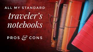 Pros and Cons Of All My Standard Size Traveler's Notebooks
