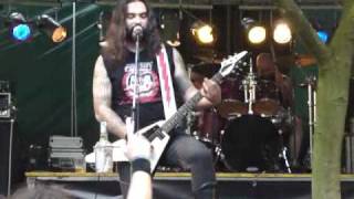 Baphomet's blood - Italian steel & Burn in hell live @ heavy metal night 2010.MP4