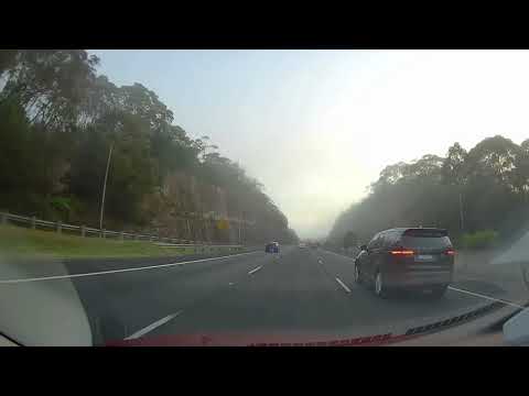 Scenic Drive on the Misty M1 Motorway | Sydney to Newcastle Road Trip 🚗🌫️
