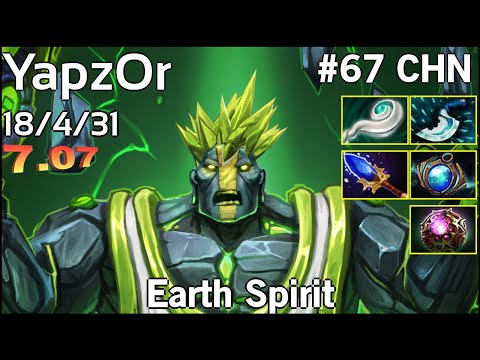 Support YapzOr [Secret] Earth Spirit - Dota 2 7.07