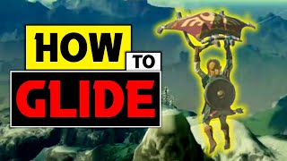 Legend of Zelda: How to Use a Glide in BoTW #zeldabreathofthewild #nintendo