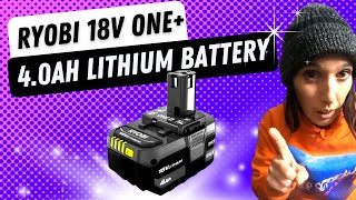 Reading the Ryobi battery charger instructions