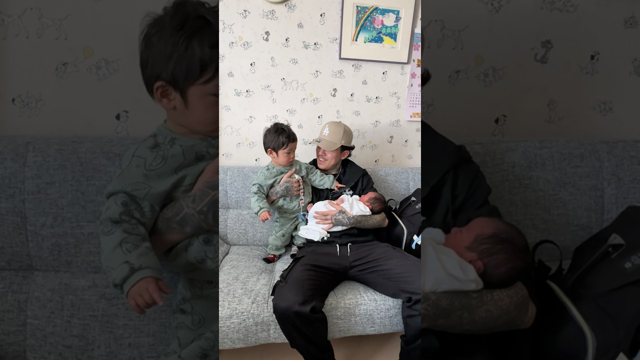 Meus filhos se conheceram🥺💙💙 Me filho nasceu 💙