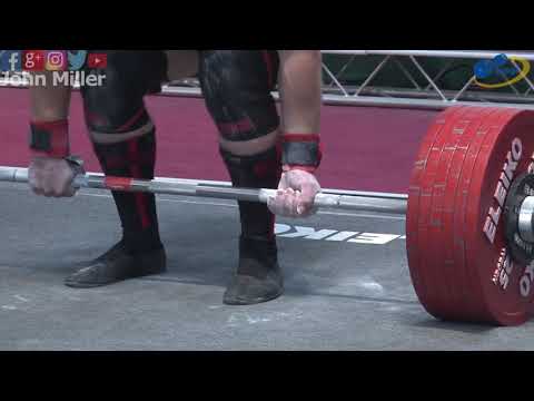 Mikalai Haravoi - 6th Place 832.5kg Total - 105kg Class 2019 EPF Classic Open