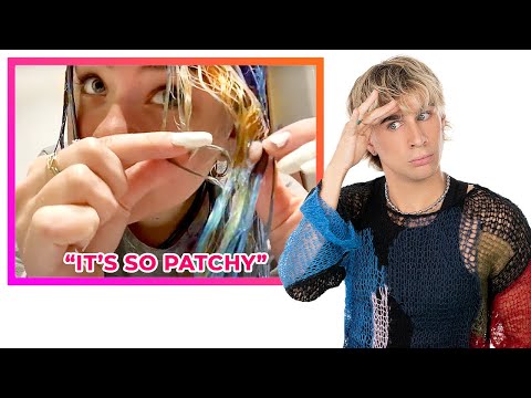 Hairdresser reacts to pastel hair FAILS