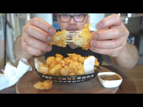 The Perfect FRIED CHEESE CURD w/ BEER BATTER