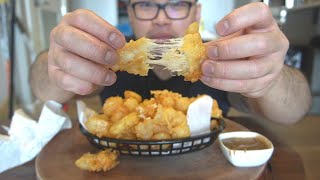 The Perfect FRIED CHEESE CURD w/ BEER BATTER