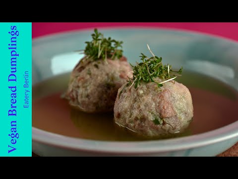 Vegan German Bread Dumplings recipe – Recycle stale bread