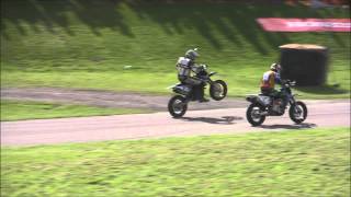preview picture of video 'Supermoto Race 2 part 1, Grampian Motorbike Convention, Alford, 2012'