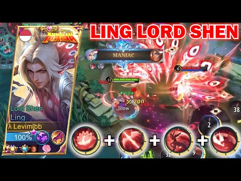 LING LORD SHEN Levimlbb 2x Maniac | Ling Aggressive & On Point Destroys Enemy | MLBB X KUNGFU PANDA