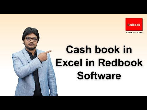 Cash book in Excel in Redbook Software