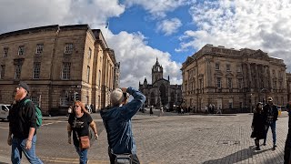 Royal Mile Sunny Morning Walk | Edinburgh, Scotland