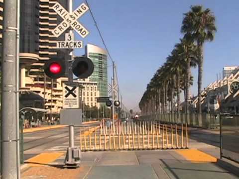 Coaster 657 at the Convention Center on 9-7-12 & 9-14-12: F40PHM2-C 2104 and cab car 2306