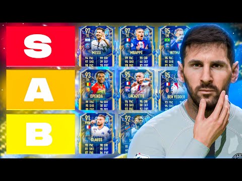 The BEST TOTS Yet? Ranking every Ligue 1 TOTS Card! FIFA 23 Tier list