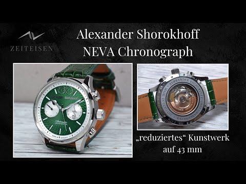 Video Alexander Shorokhoff NEVA Chronograph - grün