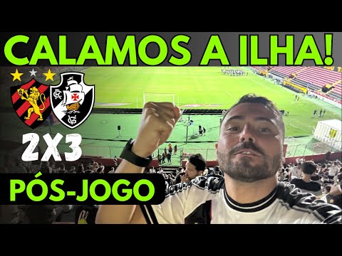 SPORT 2 x 3 VASCO | CALAMOS A ILHA DO RETIRO DE NOVO! VITÓRIA GIGANTE DO VASCO!