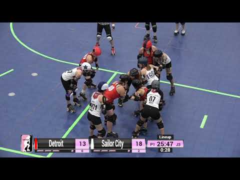 Sailor City vs Detroit - 2019 WFTDA Continental Cup-North America East Game 16
