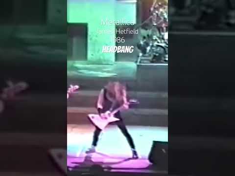 Thumbnail for James Hetfield best Headbang | Metallica 1986 | Master of Puppets Tour | Prime James Hetfield | Fast by Head, Metallica, James Hetfield