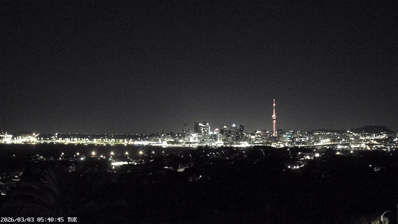 Auckland Live Skyline, Harbour, &  Weather Camera — 4K 24/7