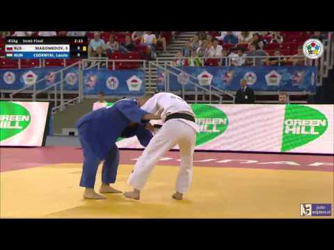 Judo 2014 Grand Prix Budapest: Magomedov (RUS) - Csoknyai (HUN) [-81kg] semi-final