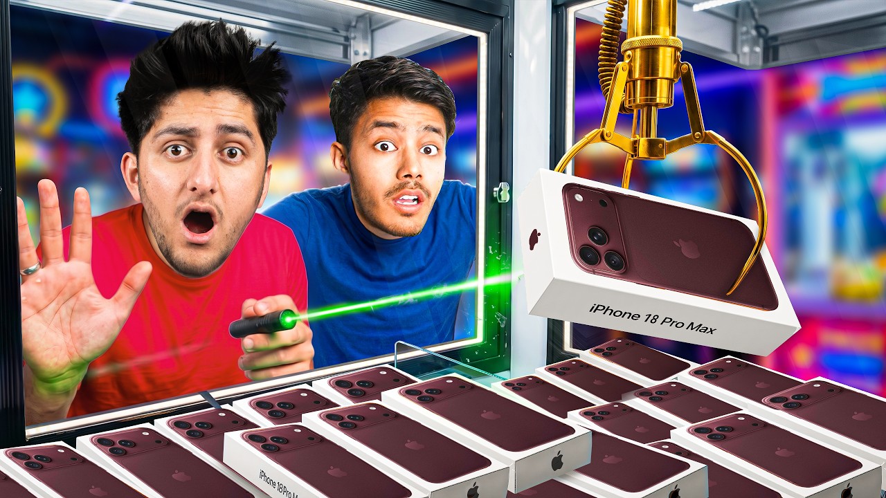Spent 24 Hours in Arcade With Ayush Bhandari Hunting Expensive Prizes!