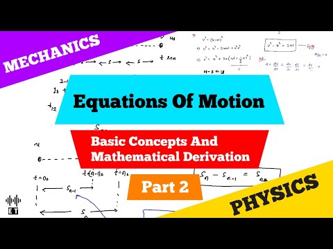 Uniform Motion In A Straight Line Basic Concepts Mechanics