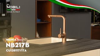VÒI RỬA BÁT DÂY RÚT NOBILI MANIA NB217B video 1