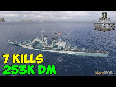 World of WarShips | Austin | 7 KILLS | 253K Damage - Replay Gameplay 4K 60 fps