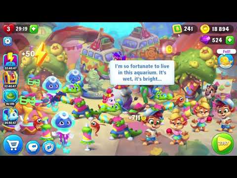 Fishdom 2396 Hard Level - NO BooSTERS