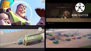 Toy Story vs cars￼ Sparta remix quadparison