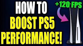 PS5 Dropping Frames? Try THIS! How To Boost PS5 Performance (2 Easy Tricks For Beginners!)