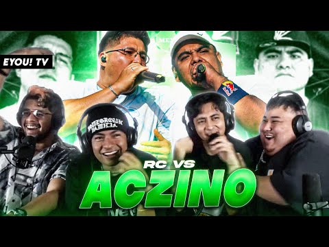 EL ACZINO MÁS DEVASTADOR DE TODOS - Reacción a ACZINO vs RC - EYOU TV